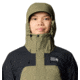 Mountain Hardwear Dry Times Hooded Jacket - Women's, Mission Olive, Black, S, 2109741-335-S