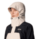 Mountain Hardwear Dry Times Hooded Jacket - Womens, Talc, Black, XL, 190423045792