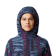 Mountain Hardwear HiCamp Fleece Printed Hoody - Womens, Montauk Blue Ridge Stripe Print, Small, 2104291430-S