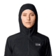 Mountain Hardwear Kor Airshell Hooded Jacket - Womens, Black, XS, 190423039821