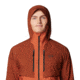 Mountain Hardwear Kor AirShell Hybrid Hooded Jacket - Mens, Iron Oxide, Raw Carnelian, S, 190423029419