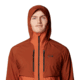 Mountain Hardwear Kor AirShell Hybrid Hooded Jacket - Mens, Iron Oxide, Raw Carnelian, S, 190423029419