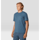 Mountain Hardwear Low Exposure Short Sleeve Shirt - Mens, Moon Blue, XLxL, 190423014194