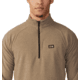 Mountain Hardwear Microchill 1/4 Zip Pullover - Mens, Trail Dust Heather, Large, 2104711249-L