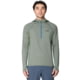 Mountain Hardwear Crater Lake Heavyweight Half Zip Hoody - Men's, Forest Moss, Berry Blue, L, 2128961332-332-L