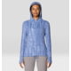 Mountain Hardwear Crater Lake Long Sleeve Hoody - Women's, Best Coast Blue Prismatic Print, L, 1829681-449-L