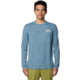 Mountain Hardwear Sunblocker Long Sleeve Shirt - Men's, Adriatic Blue Heather, S, 190423044177