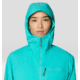 Mountain Hardwear Wind Veil Hooded Jacket - Women's, Aqua Marina, M, 2146771-354-M