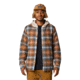 Mountain Hardwear Plusher Microchill Lined Shirt - Men's, Golden Brown Ombre Buffalo Check Print, Large, 2079671233-L