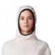 Mountain Hardwear Powder Maven Fleece Pullover Hoody - Women's, Talc, Small, 2077671170-S