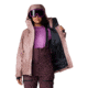 Mountain Hardwear Powder Maven Jacket - Womens, Smoky Quartz Vapors Print, Large, 2092901643-L