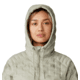 Mountain Hardwear Stretchdown Light Full Zip Hoody - Womens, White Sage Vapors Print, Mantis Green, Extra Large, 2077681341-XL