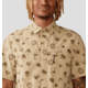 Mountain Hardwear Stryder Short Sleeve Shirt - Mens, Moab Tan Scorpion Print, Extra Large, 2070501214-XL