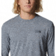 Mountain Hardwear Sunblocker Long Sleeve Top - Men's, Foil Grey Heather, XL, 2027871-056-XL