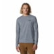 Mountain Hardwear Sunblocker Long Sleeve Top - Men's, Foil Grey Heather, XL, 2027871-056-XL
