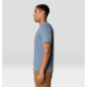 Mountain Hardwear Sunblocker Short Sleeve Shirt - Mens, Adriatic Blue Heather, M/L, 190423018482