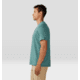 Mountain Hardwear Sunblocker Short Sleeve Shirt - Mens, Blue Pine Heather, Extra Large, 2027891355-XL