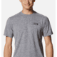 Mountain Hardwear Sunblocker Short Sleeve Shirt - Men's, Foil Grey Heather, S, 2027891-056-S