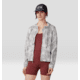 Mountain Hardwear Sunshadow Full Zip Top - Womens, Grey Ice Spore Dye Print, Small, 1982601064-S