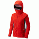 Mountain Hardwear Touren Hooded Jacket - Women's, Fiery Red, Manta Grey, M 1765361636-M