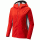 Mountain Hardwear Touren Hooded Jacket - Women's, Fiery Red, Manta Grey, M 1765361636-M