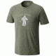 Mountain Hardwear Wearable Sleeping Bag Short Sleeve T-Shirt - Men's, Heather Green Fade, S 1764361394-S