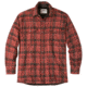 Mountain Khakis Christopher Fleece Lined Shirt - Mens, Engine Red Plaid, Large, 5741276200