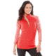 Moving Comfort Foxie 1/2 Zip - Women's-Red Hot-Small
