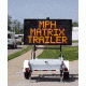 Laser Atlanta Speed Monitor Full Matrix Trailer, 3-line version MPHMTRX2L