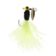 Mr. Crappie by Strike King Maribou Sausage Spin, Underspin Marabou Jig Fishing Lure, Tuxedo Black Chartreuse, 1/8oz, 2-Pack, MRCSHSI18-183, MRCSHSI18-183
