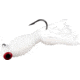 Mr. Crappie by Strike King Sausage Head, Pre-Rigged Jig Fishing Lure, White/White Head, 1/16oz, 3-Pack, MRCSH116-72, MRCSH116-72