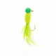 Mr. Crappie by Strike King Slab Daddy Live Hair, Hair Jig Fishing Lure, Limeade, 1/16oz, 2-Pack, MRCSBLHJ116-293, MRCSBLHJ116-293