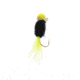 Mr. Crappie by Strike King Slab Daddy Live Hair, Hair Jig Fishing Lure, Tuxedo Black Chartreuse, 1/16oz, 2-Pack, MRCSBLHJ116-183, MRCSBLHJ116-183