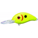 Mr. Crappie by Strike King Slab-Hammer Lure, Medium Diving Fishing Crankbait, Chartreuse Glitz, 3/8oz, SHCC3-636, SHCC3-636