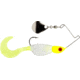 Mr. Crappie by Strike King Spin Baby Fishing Lure, Spinnerbait, Refrigerator White, 1/8oz, MRCSB18-186, MRCSB18-186