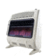Mr. Heater Vent-Free Blue Flame Natural Gas Heater - 30000 BTU, White, F299731