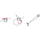 MSR Tent Guy Lines, 4 Pack, Red, 5820