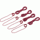 MSR Tent Guy Lines, 4 Pack, Red, 5820