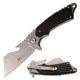 Mtech Cleaver Spring Assisted Knife w/Bottle Opener, 3.25 in, 3Cr13 Stainless Steel Stainless Steel, Grey, MT-A1186MR