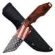 Mtech Fixed Knive, 4.25in Blade, 3CR13 Steel Blade Knive, US Flag, MT-20-87A