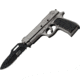Mtech Folder Pistol-Shaped Knife, Brown-Grey MTA818GB