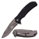 Mtech Folding Blade, 3.75in, Stainless Steel Blade, Handle MX-A834BKS