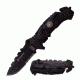 Mtech Folding Blade, 3.8in, Stainless Steel Blade, Nylon With Glass Fiber/Black W/Anodized Black Liner Handle M-A1049BK