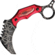 Mtech Karambit Bio-Hazard Knife, 7.5in. MT2006RD