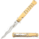 Mtech Linerlock A/O Gold Wavy, MTA2042WG
