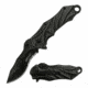 Mtech MT-A1043SW Spring Assisted Knife, 3.75in, 3CR13 Stainless Steel, Harpoon Point, Stonewashed Blade, Stainless Steel Handle, Stonewash, MT-A1043SW