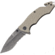 Mtech Rescue Linerlock A/O 4.75in, Tan, Knife MTXA808TN