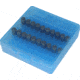 MTM 100 Round 45ACP-10MM Blue Pistol Ammo Box P1004524