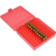 MTM 100 Round 45ACP/10MM Pistol Ammo Box,Clear Red P1004529