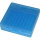 MTM 100 Round 9MM-380 Blue Pistol Ammo Box, Clear Blue, P100924